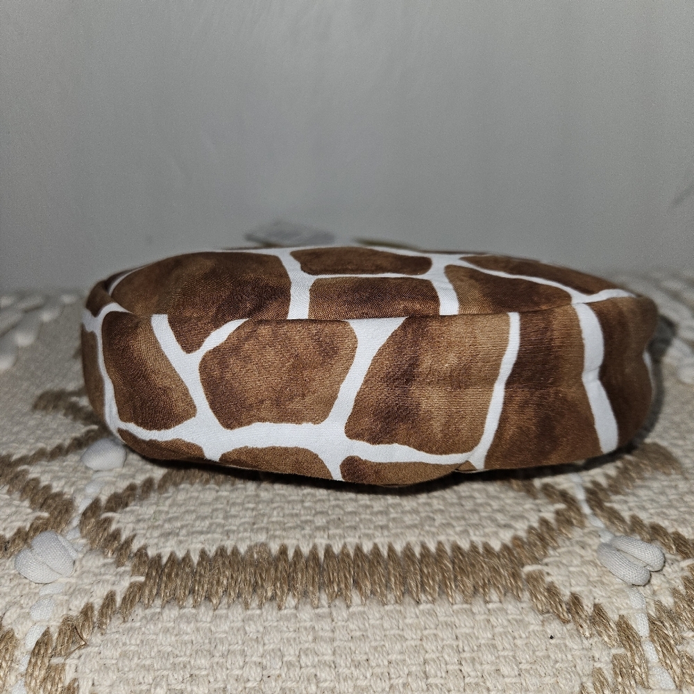 NWT! Janie and Jack Girls Purse Giraffe Wooden Ring Handle Animal Print NEW - Picture 5 of 12